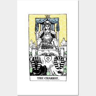 The Chariot - A Geometric Tarot Print Posters and Art
